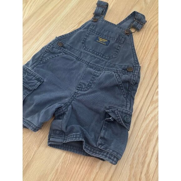 Oshkosh b’gosh boys shortalls overalls 12M - Picture 3 of 6